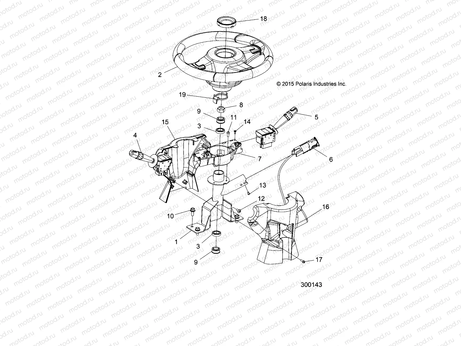 STEERING | STEERING, WHEEL, NON, TILT - L22G2AEALA/DEALA/4AEALA/6AEALA (300143)