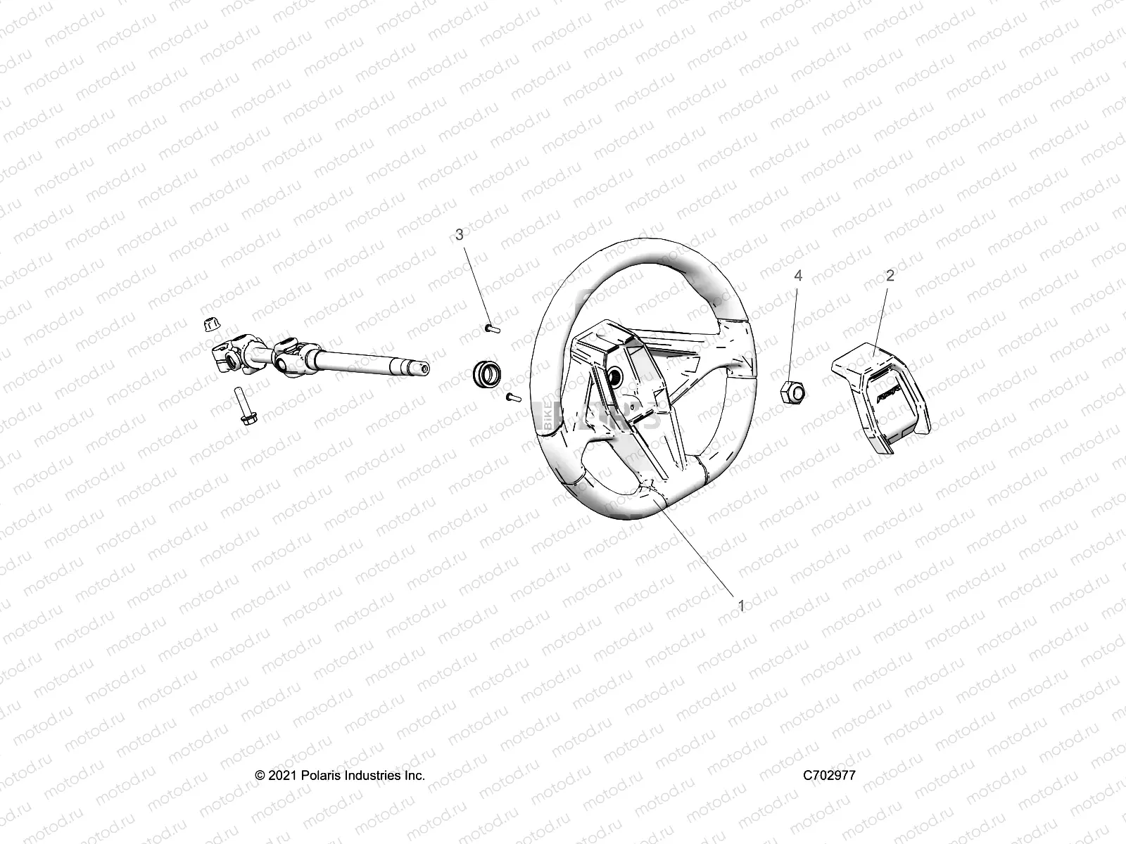 STEERING | STEERING, WHEEL, STANDARD - Z22GAE92AJ/BJ (C702977)