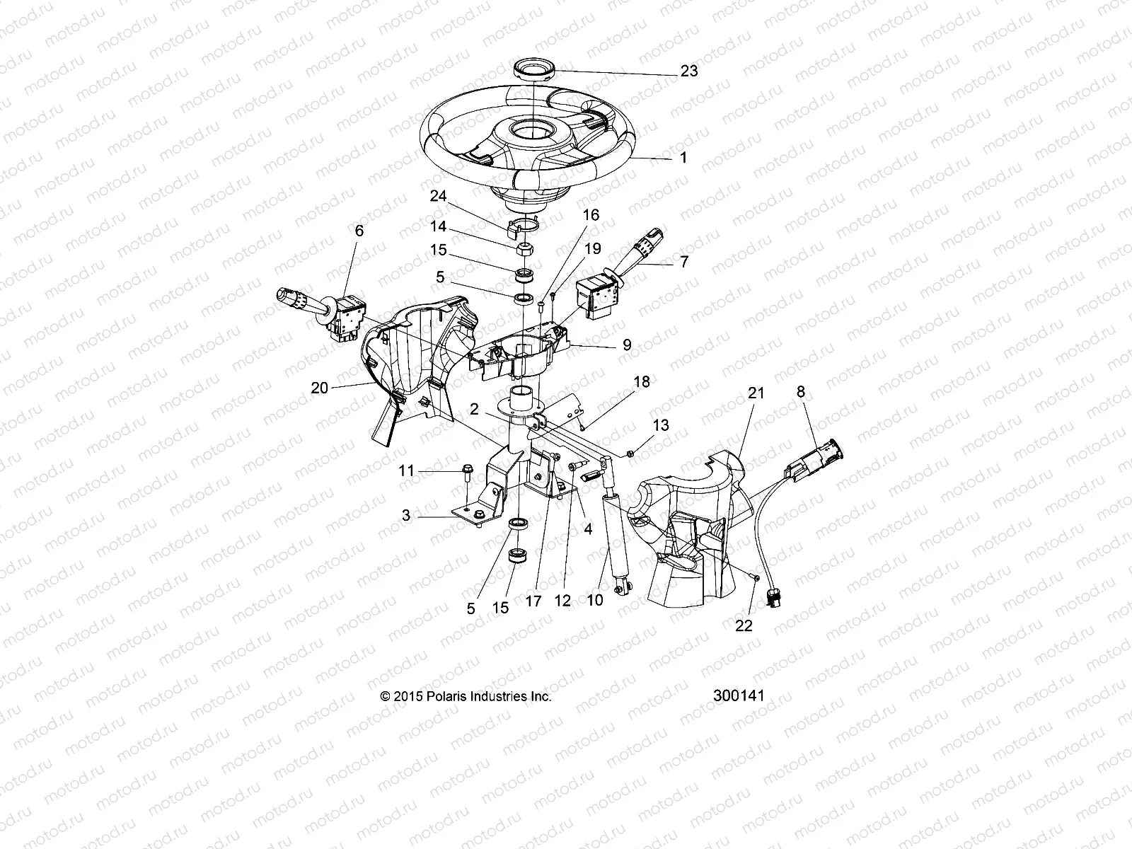STEERING | STEERING, WHEEL, TILT - L18G2/4/6 ALL OPTIONS