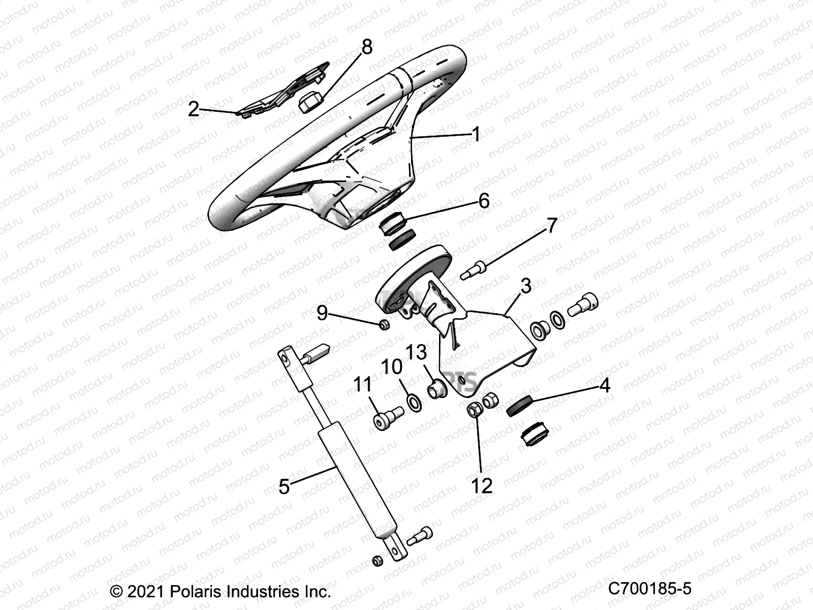 STEERING | STEERING, WHEEL - Z22CHA57K2 (C700185-4)