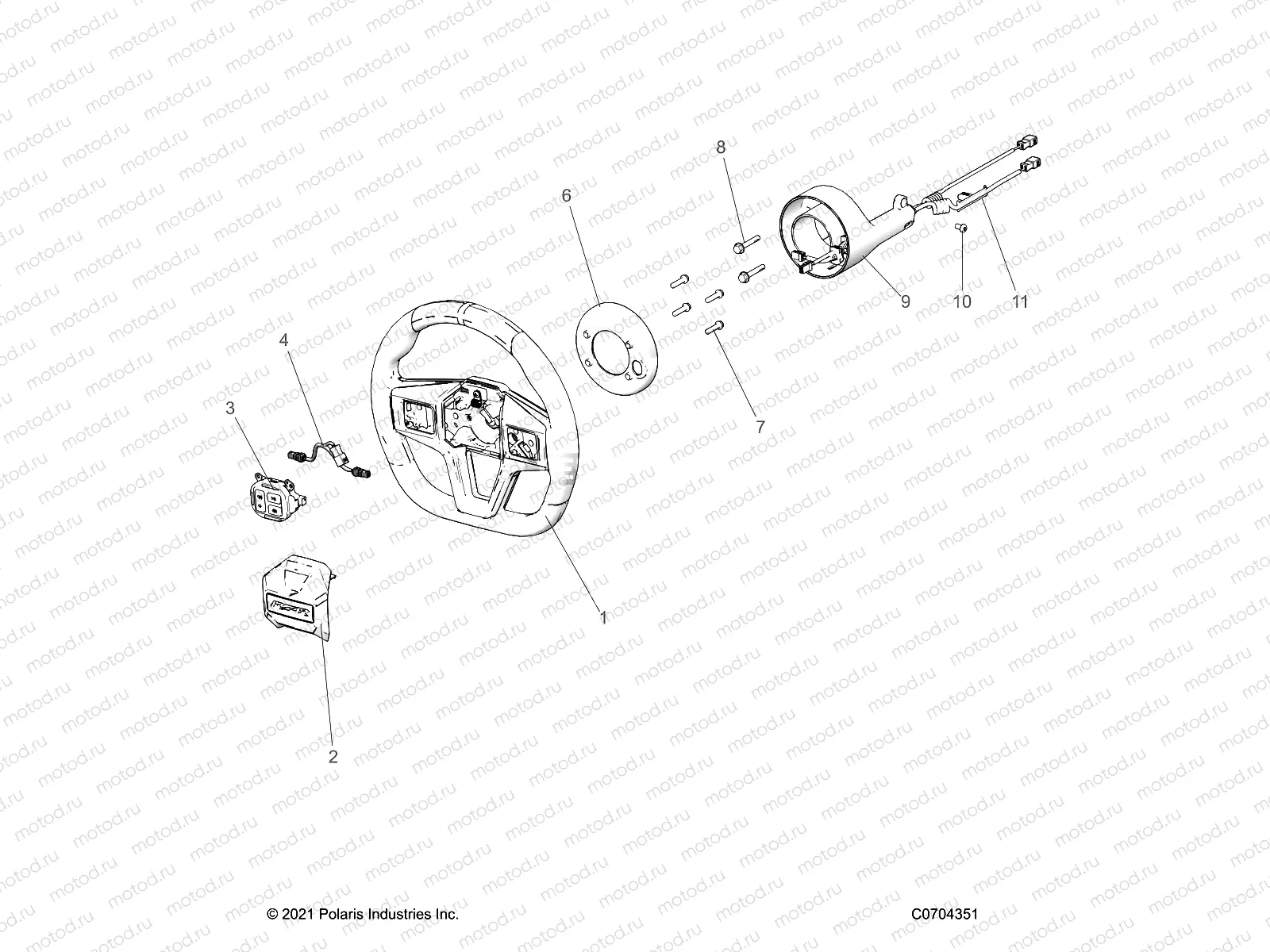STEERING | STEERING, WHEEL - Z22RME2KAG/BG/K2KAN/BN (C0704351)