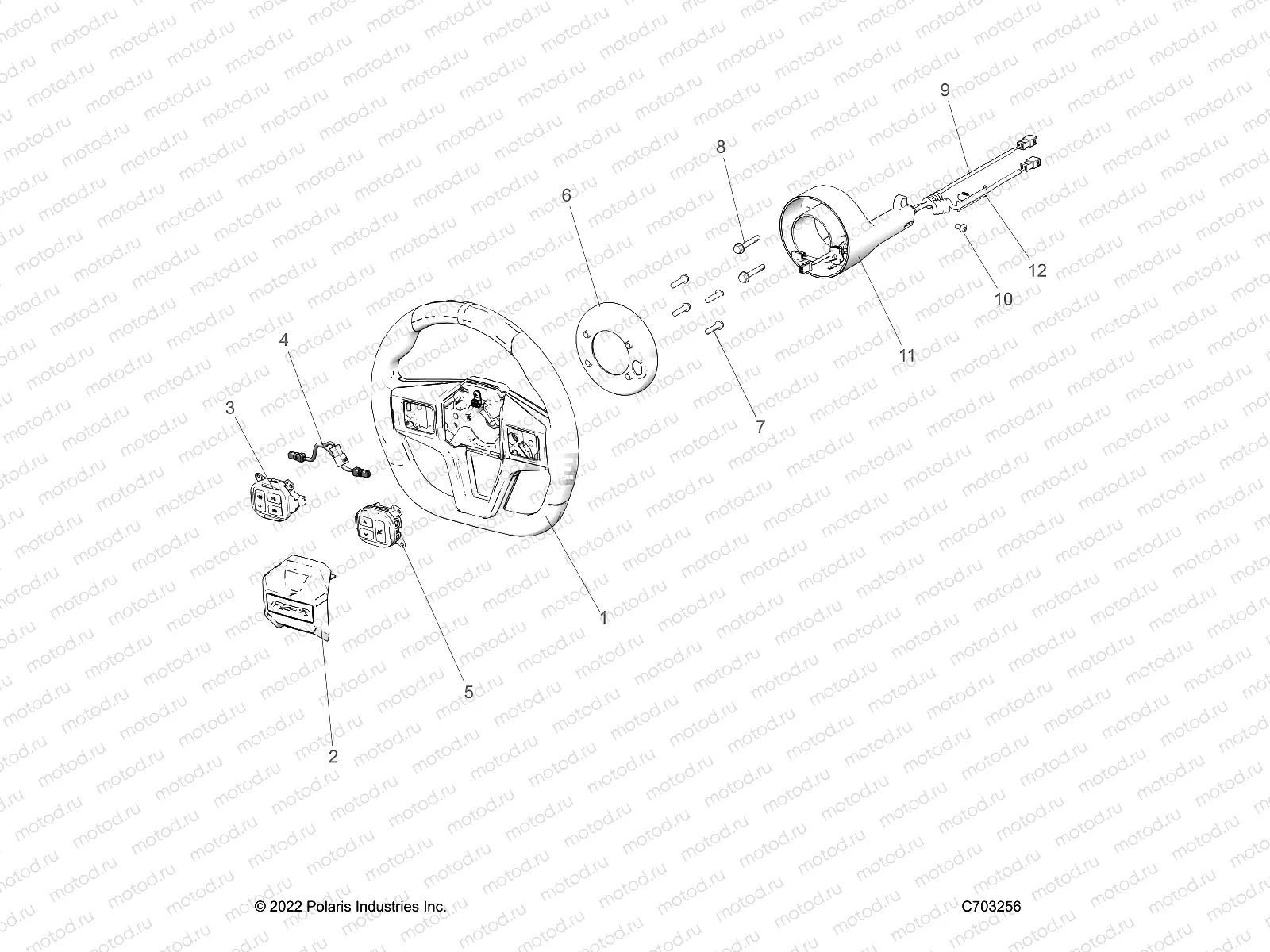 STEERING | STEERING, WHEEL - Z23RGD2KAJ/AK/BJ/BK (C703256)
