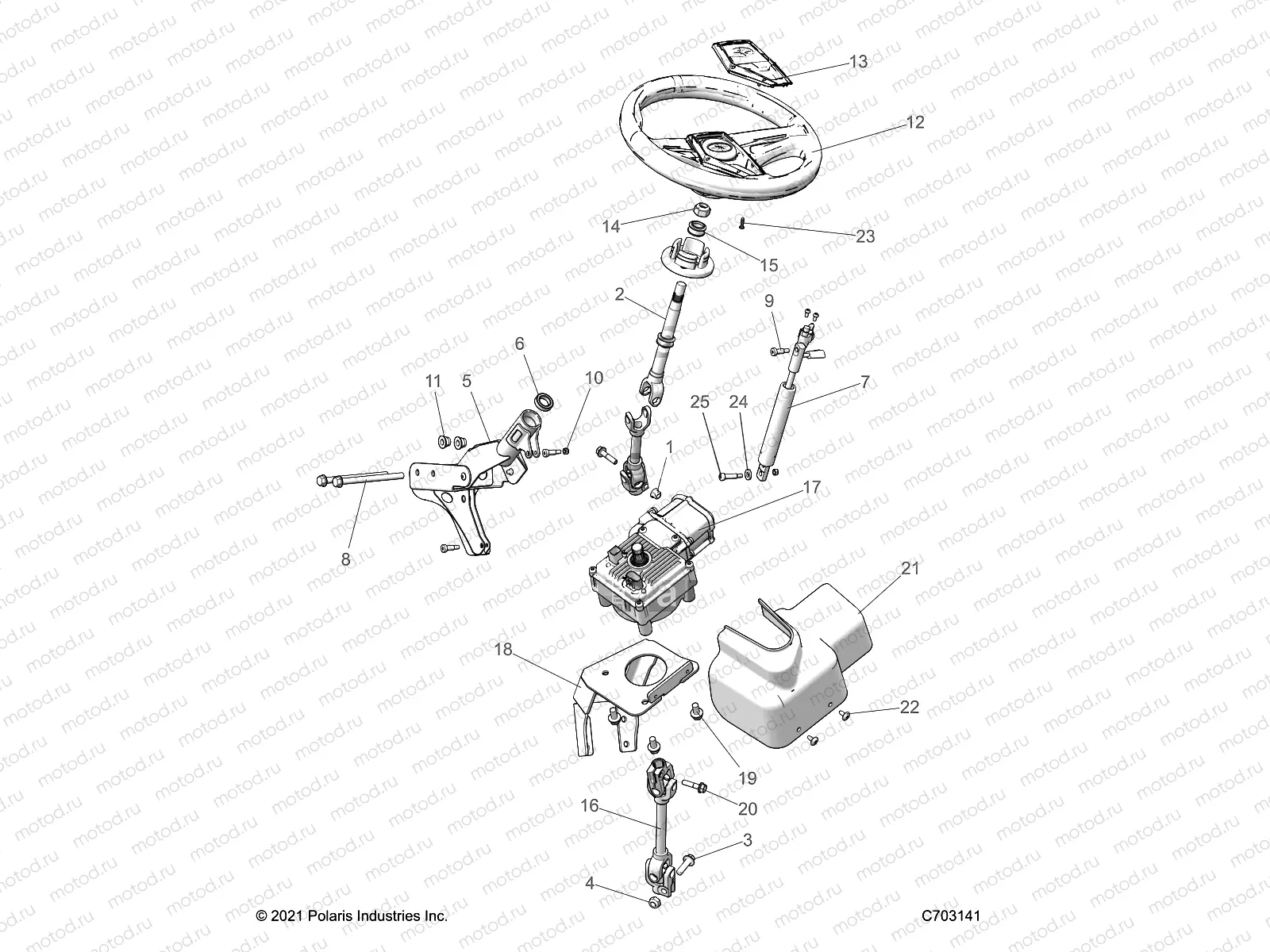 STEERING | STEERING,STEERING ASSEMBLY, EPS - Z22ASE99F4/F5/S99C4/C5 (C703141)