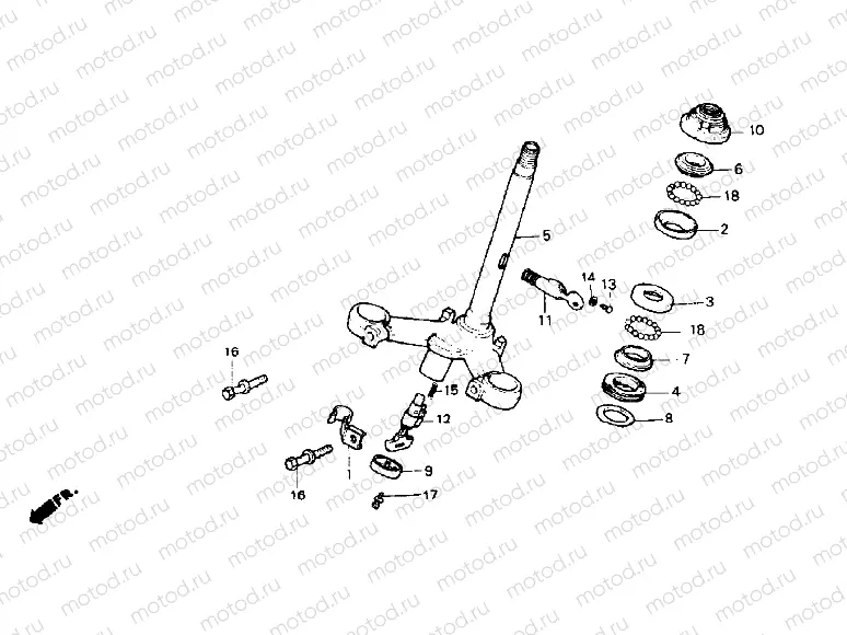 Steering stem