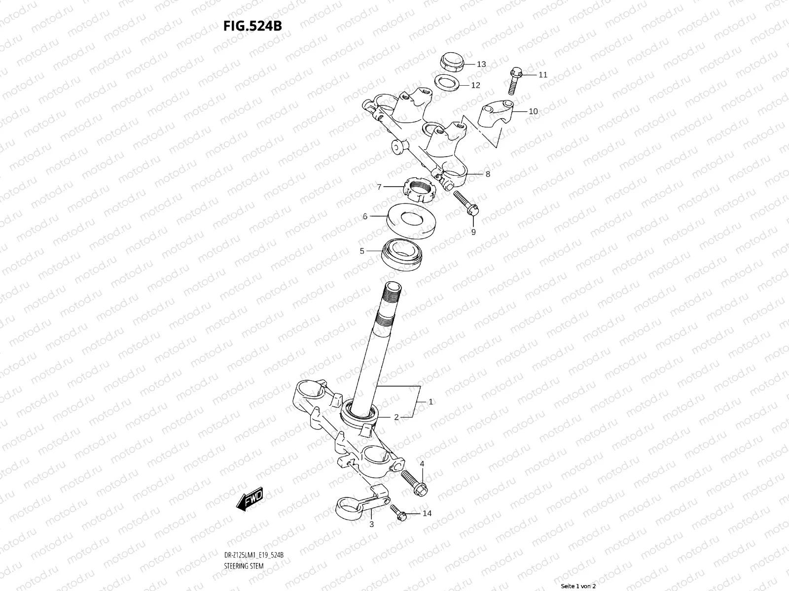 Steering stem