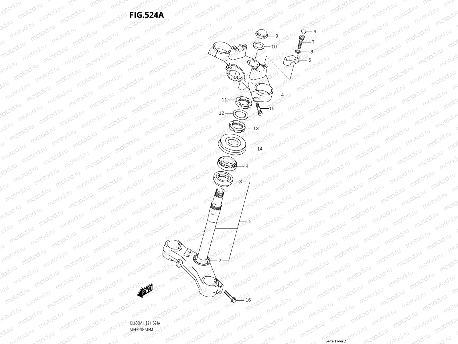 Steering stem