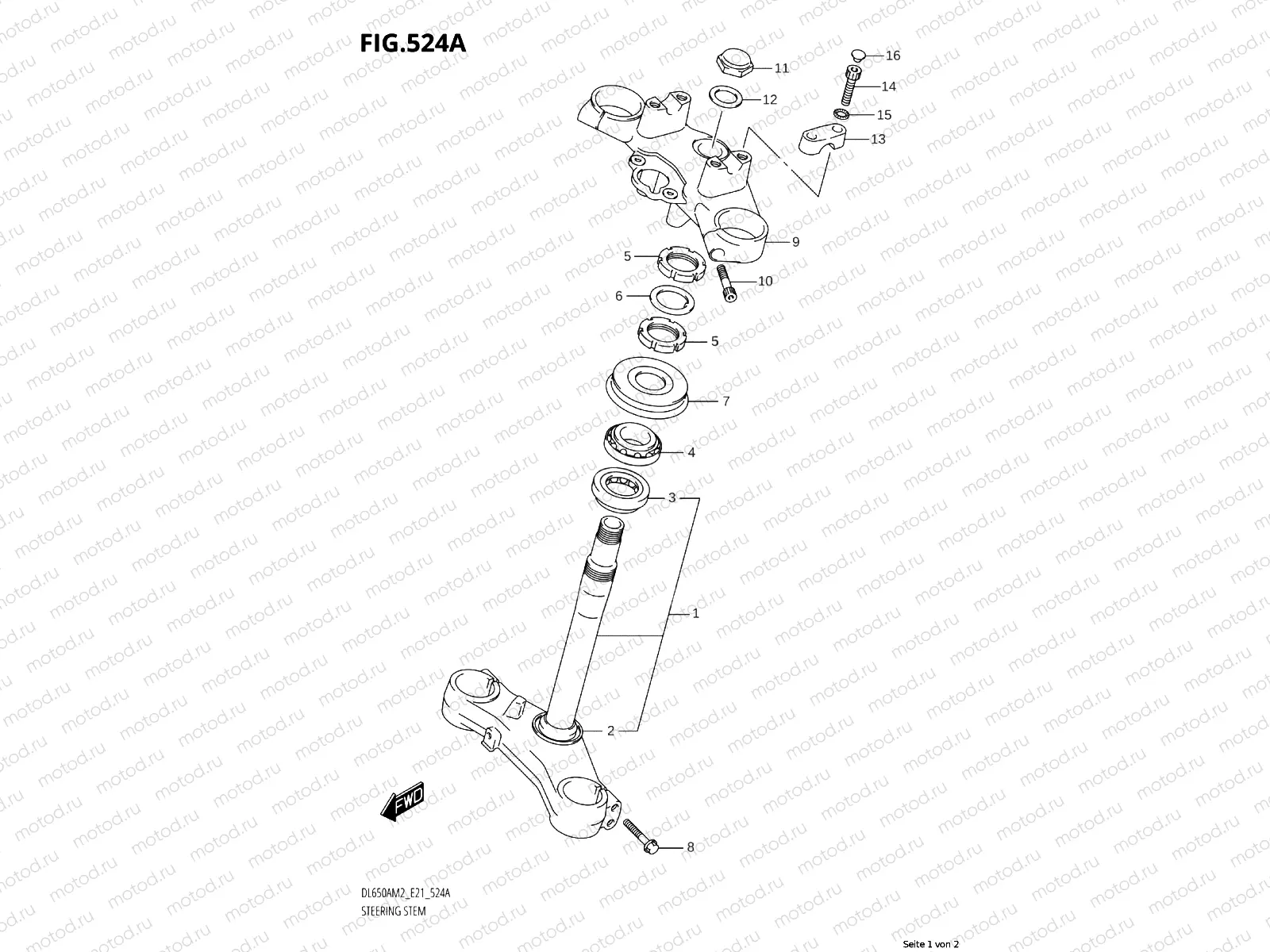 Steering stem