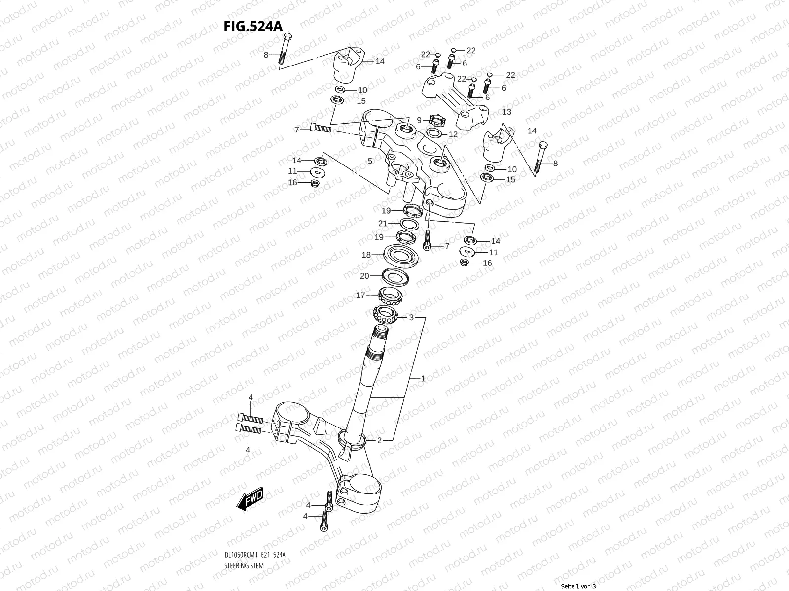 Steering stem