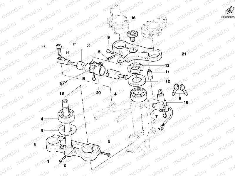 STEERING STEM » FRONT SUSPENSION