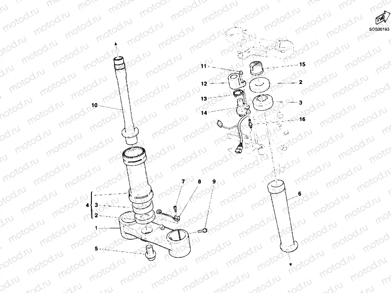 STEERING STEM » FRONT SUSPENSION