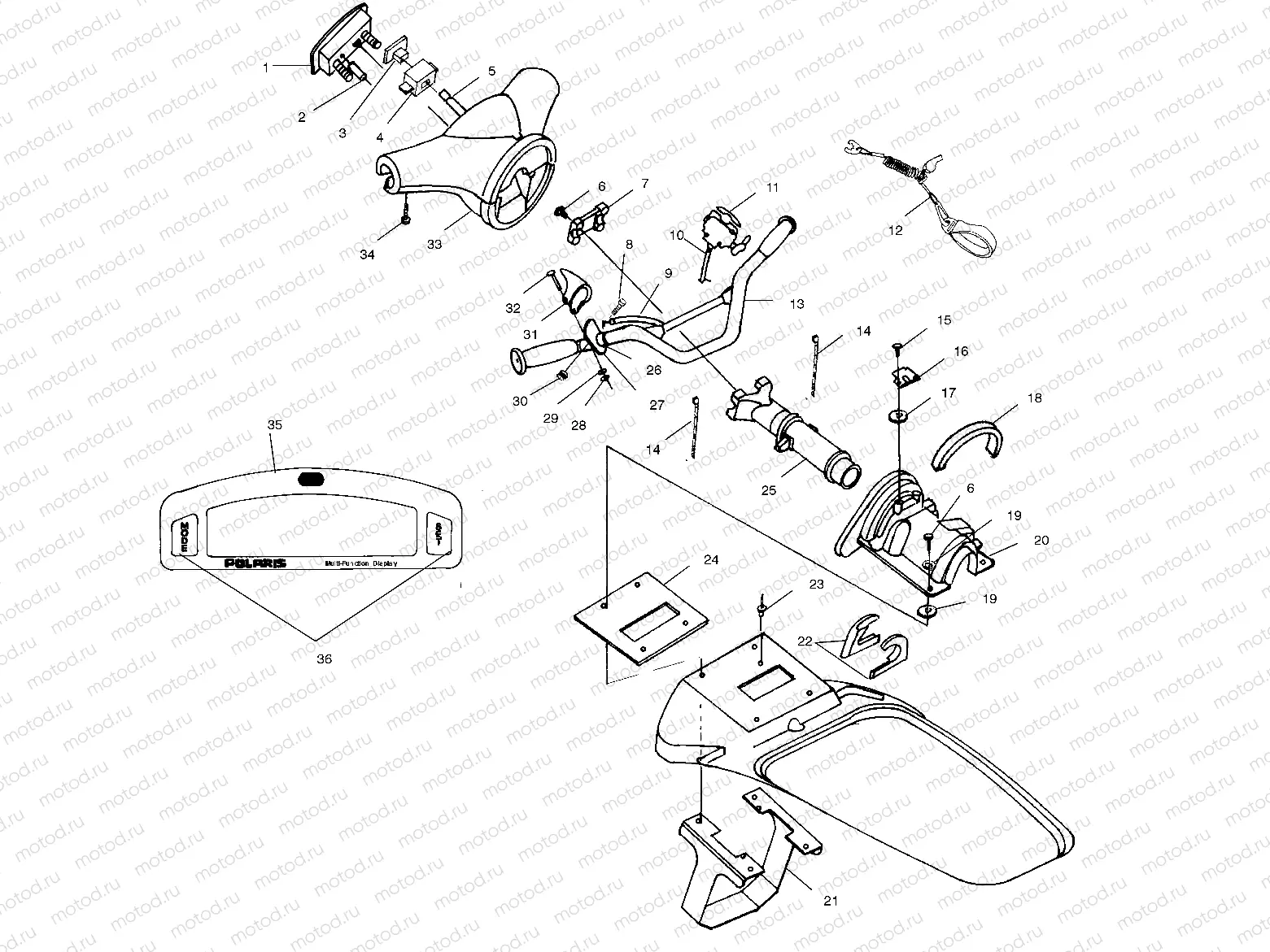 STEERING - W004673D (4955755575A014) | STEERING - W004673D (4955755575A014)