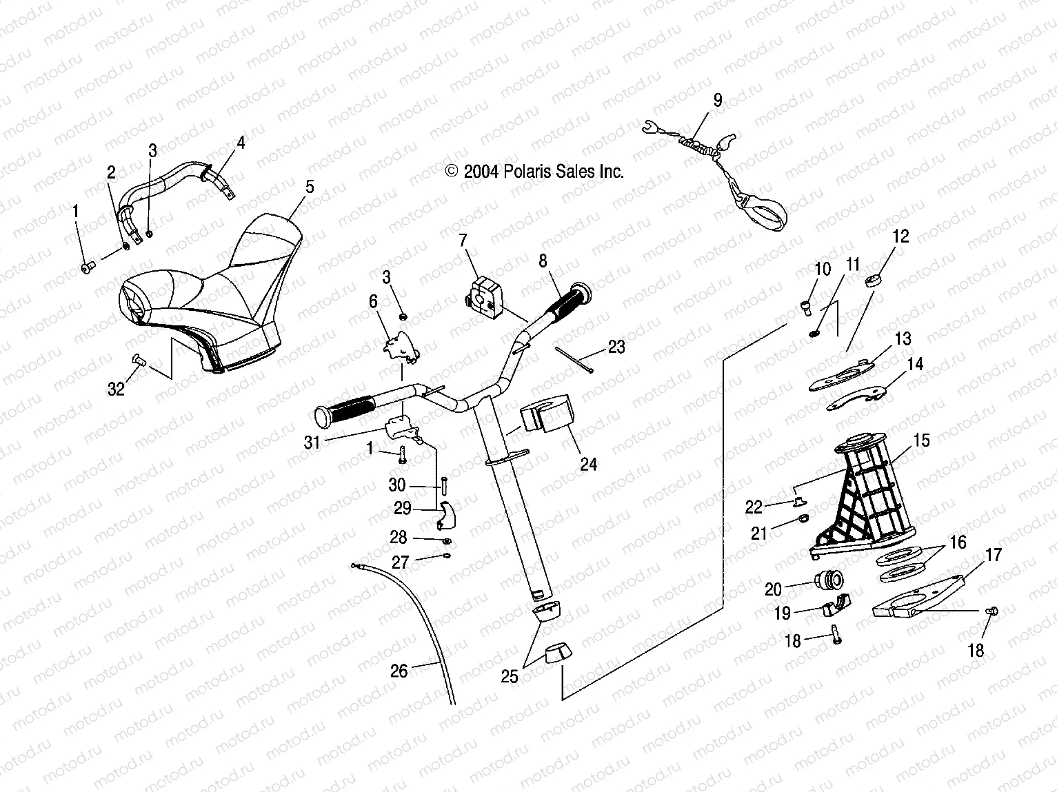 STEERING - W045304CA/IA/CB/IB/CC/IC (4990559055A10) | STEERING - W045304CA/IA/CB/IB/CC/IC (4990559055A10)