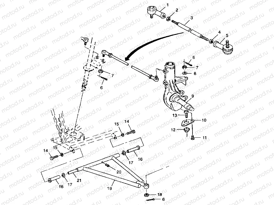 STEERING/A-ARM - A99AA25CA (4949594959b004) | STEERING/A-ARM - A99AA25CA (4949594959b004)