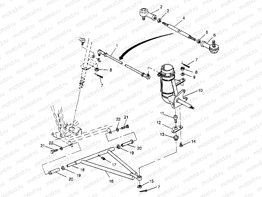 STEERING/A-ARM Trail Boss W948527 (4926822682B005) | STEERING/A-ARM Trail Boss W948527 (4926822682B005)