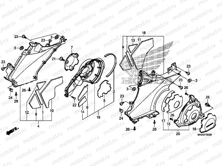 STEP PANEL/ENGINE SIDE COVER
