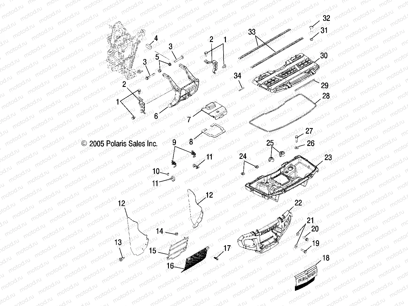 STORAGE | STORAGE, FRONT and BUMPER MOUNTING - A06MH46 ALL OPTIONS (4999200059920005A06)