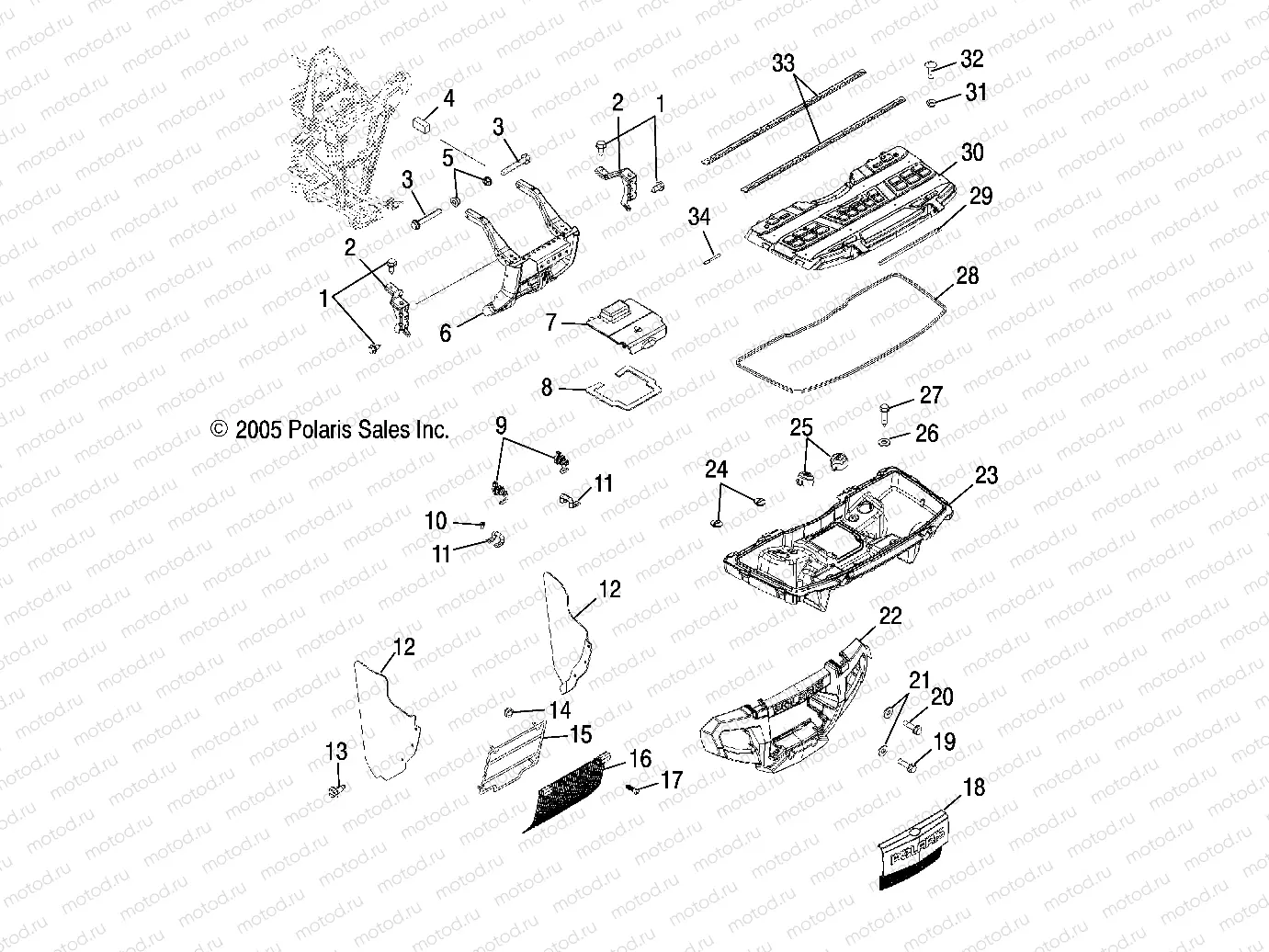 STORAGE | STORAGE, FRONT and BUMPER MOUNTING - A06MH50AA/AB/AD/AF (4999200099920009A06)