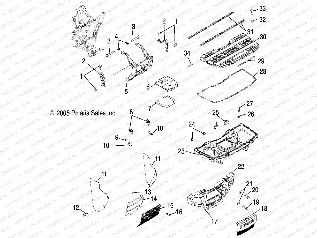 STORAGE | STORAGE, FRONT and BUMPER MOUNTING - A06MH68AA/AD/AF (4999200179920017A06)