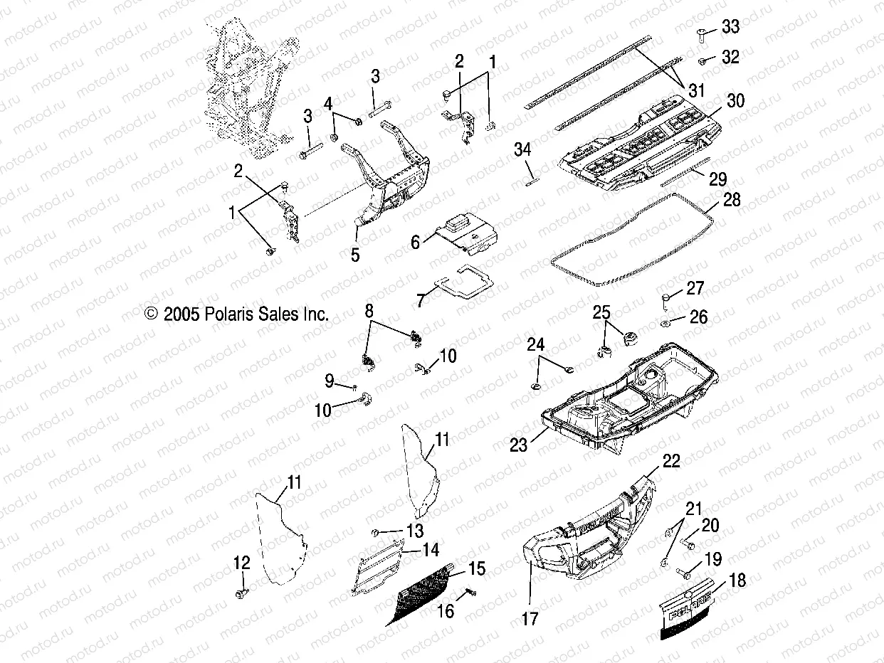 STORAGE | STORAGE, FRONT and BUMPER MOUNTING - A06MH68AQ/AT/AX/AY/AZ (4999200229920022A06)