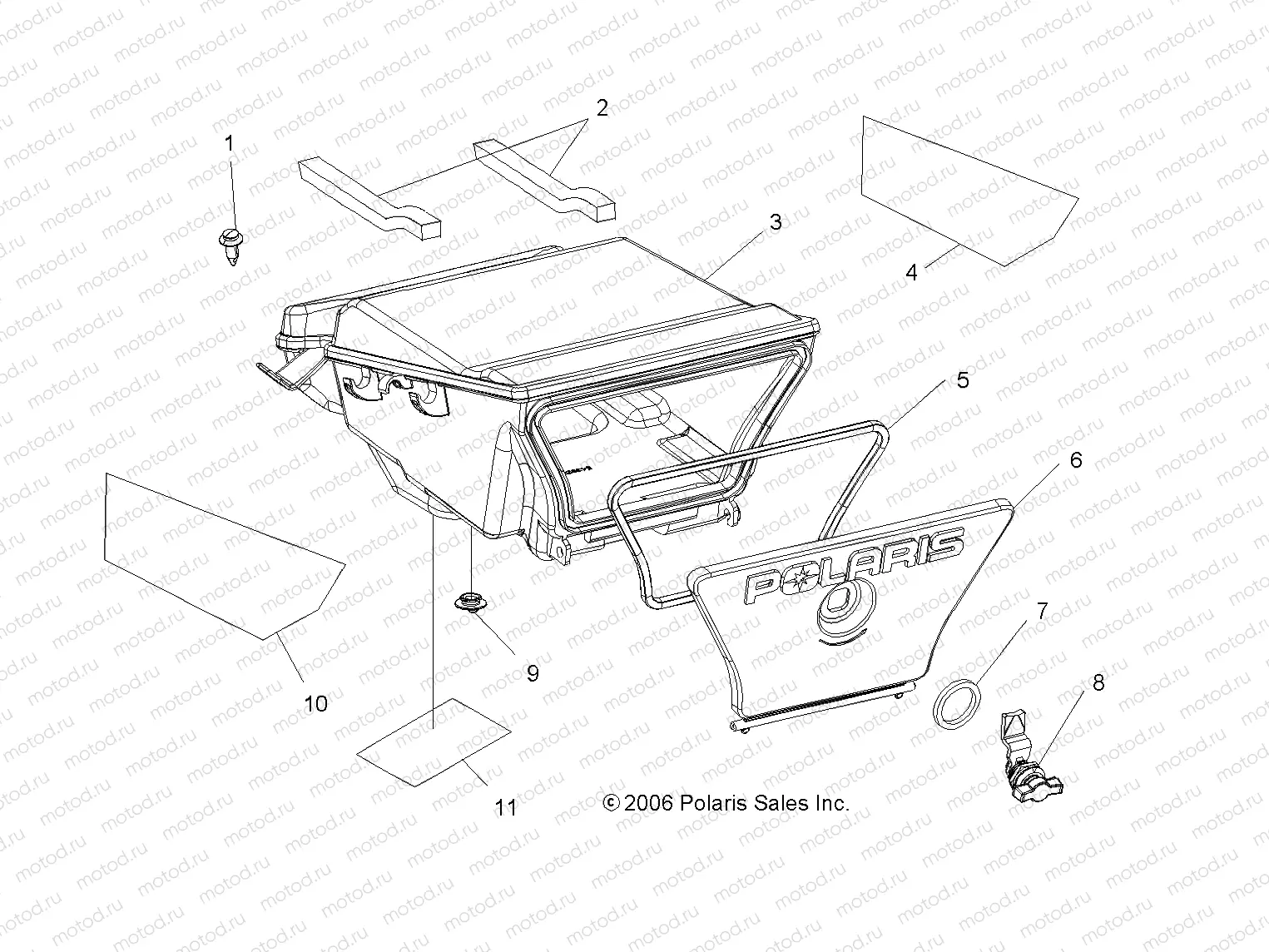 STORAGE | STORAGE, REAR - A07MH76AL/AQ/AX/AY/AZ/A2/MN76AF/AT/AY (49ATVSTORAGERR800EFI)