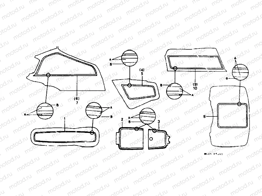 Stripe (GL 1200Ae - AF)
