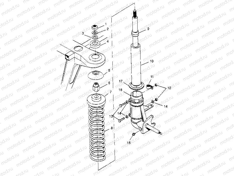 STRUT ASSEMBLY 2x4 300 W947530 (4926742674B001) | STRUT ASSEMBLY 2x4 300 W947530 (4926742674B001)