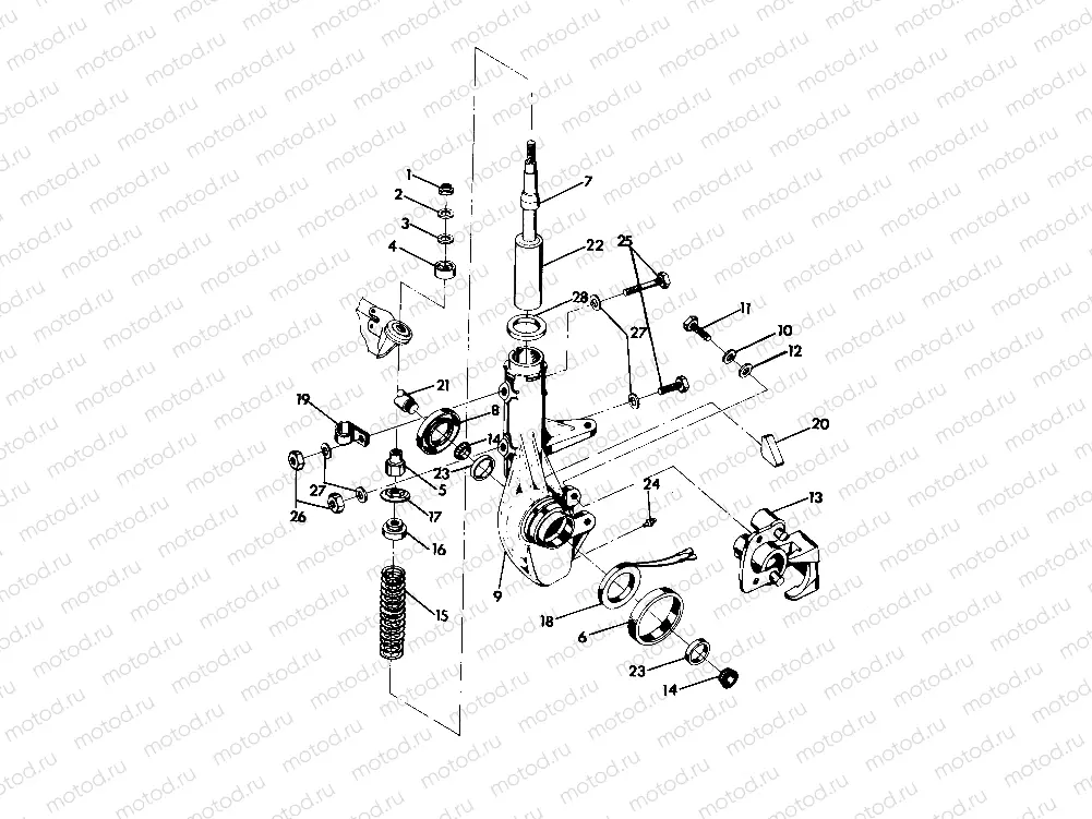 STRUT ASSEMBLY  350 4X4 - Update (4919831983019A) | STRUT ASSEMBLY  350 4X4 - Update (4919831983019A)