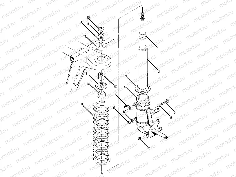 Strut Assembly (4917711771008A) | Strut Assembly (4917711771008A)