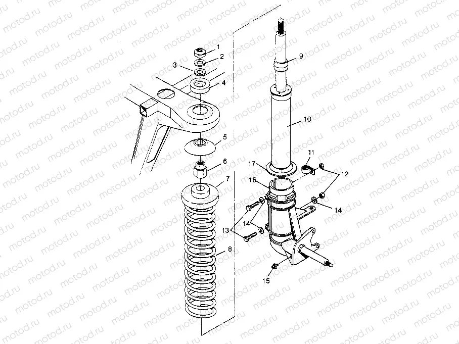 STRUT ASSEMBLY Magnum 2x4 W957544 (4926852685B002) | STRUT ASSEMBLY Magnum 2x4 W957544 (4926852685B002)