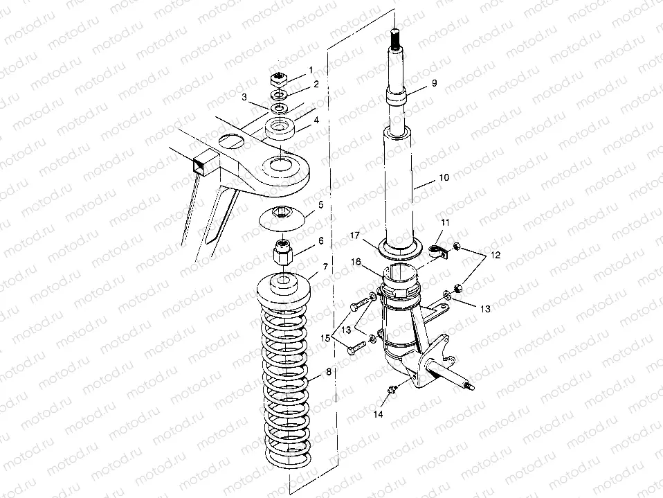 STRUT ASSEMBLY Trail Blazer W957221 (4930363036B001) | STRUT ASSEMBLY Trail Blazer W957221 (4930363036B001)