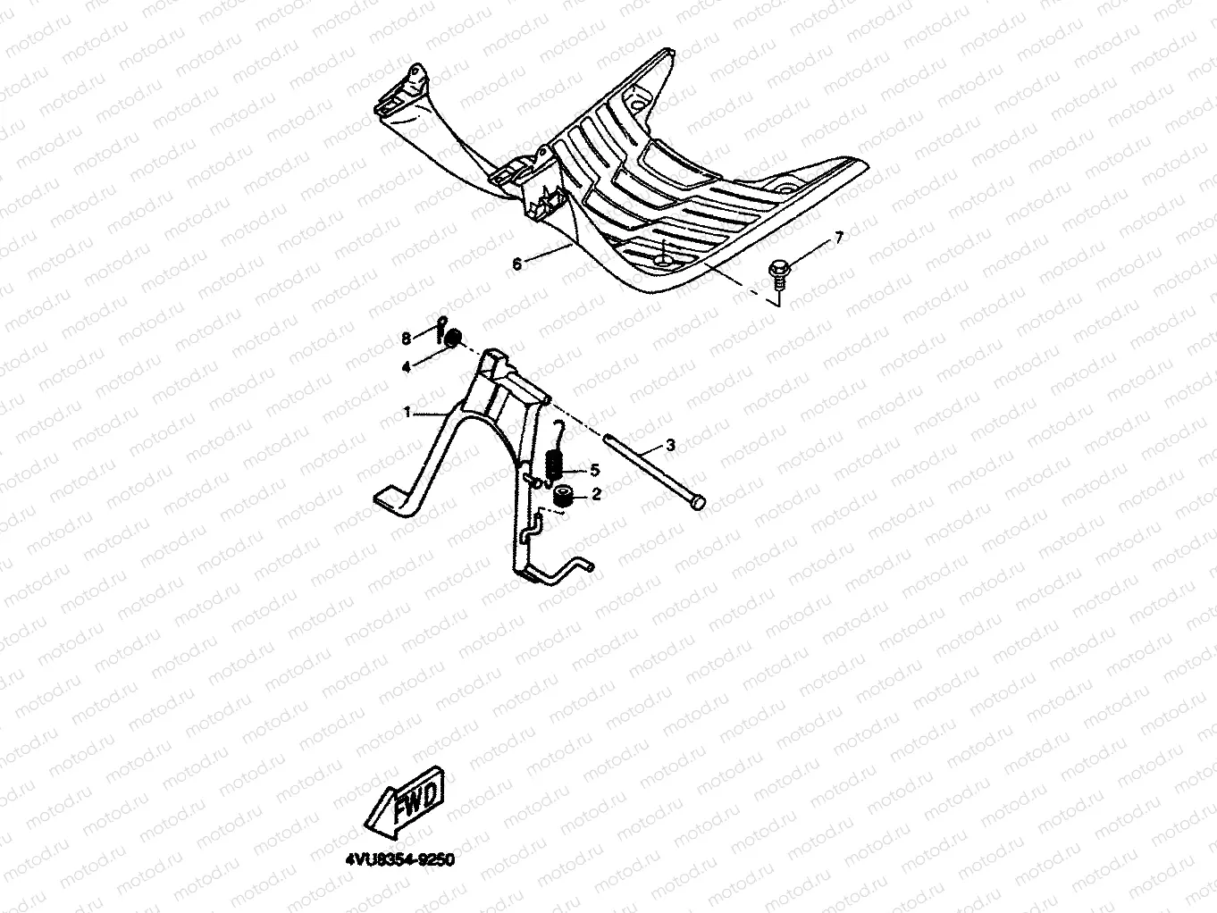 SUPPORT & REPOSE PIED