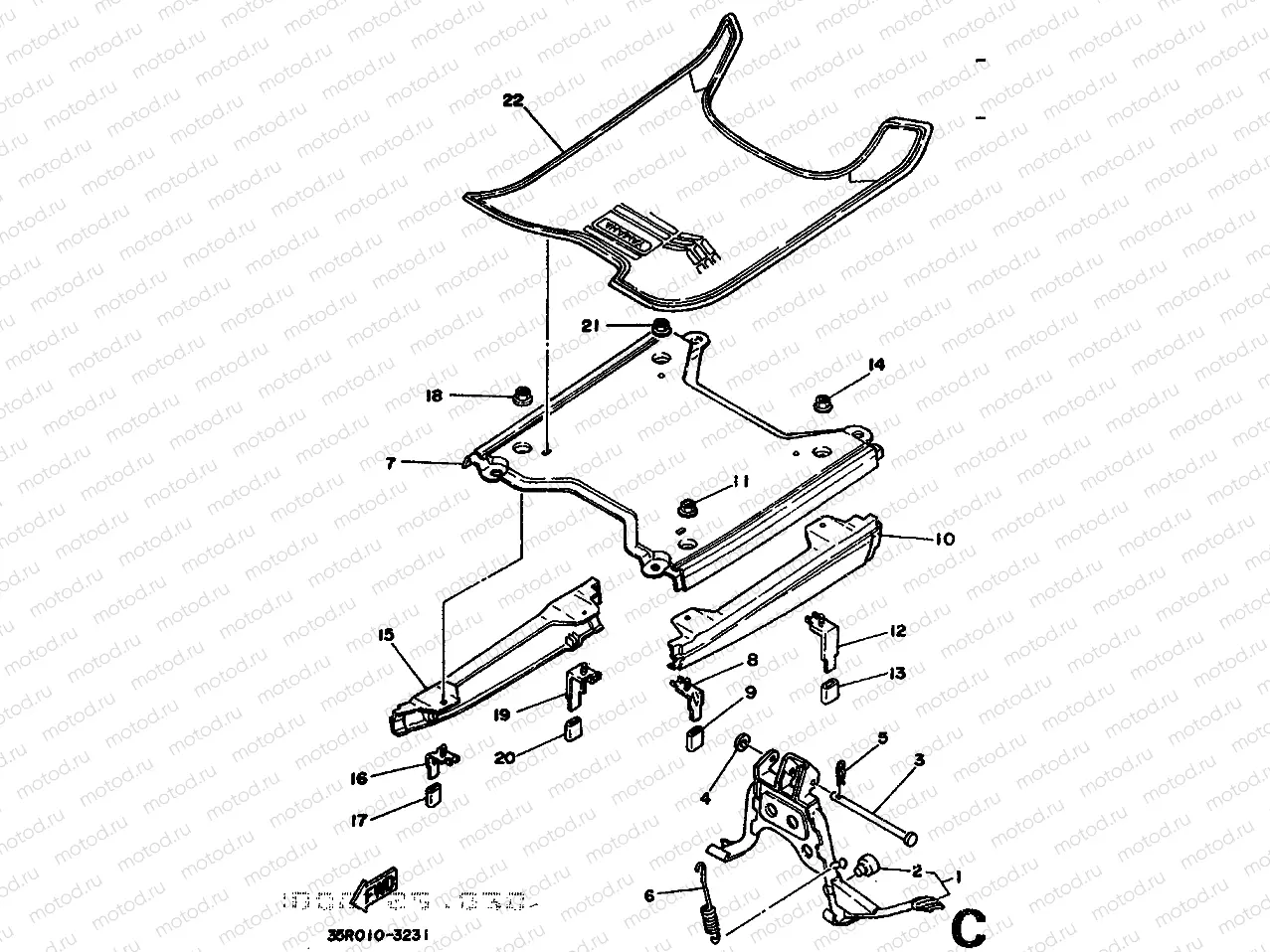 SUPPORT & REPOSE PIED