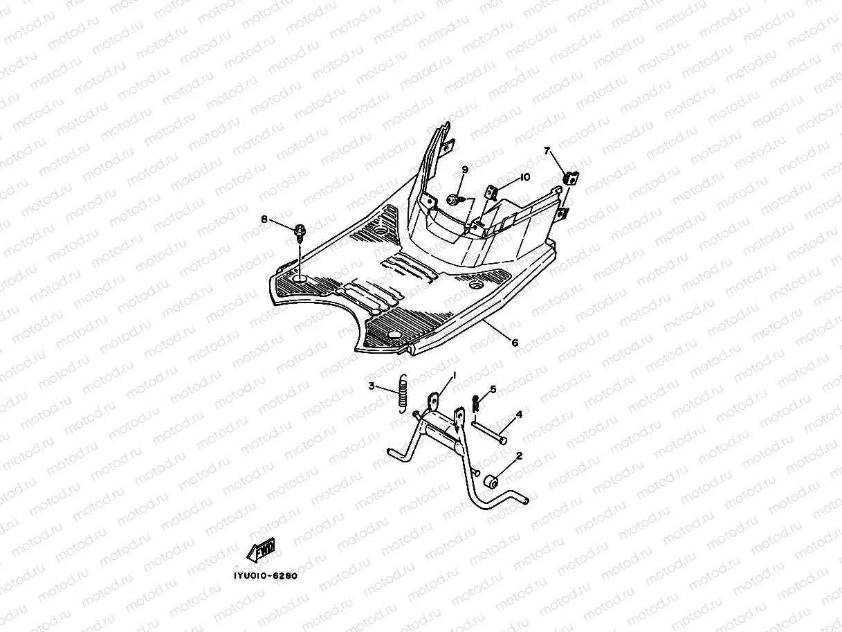 SUPPORT & REPOSE PIED