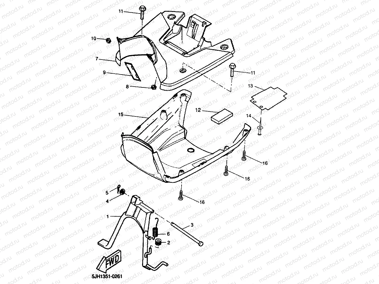 SUPPORT & REPOSE PIED