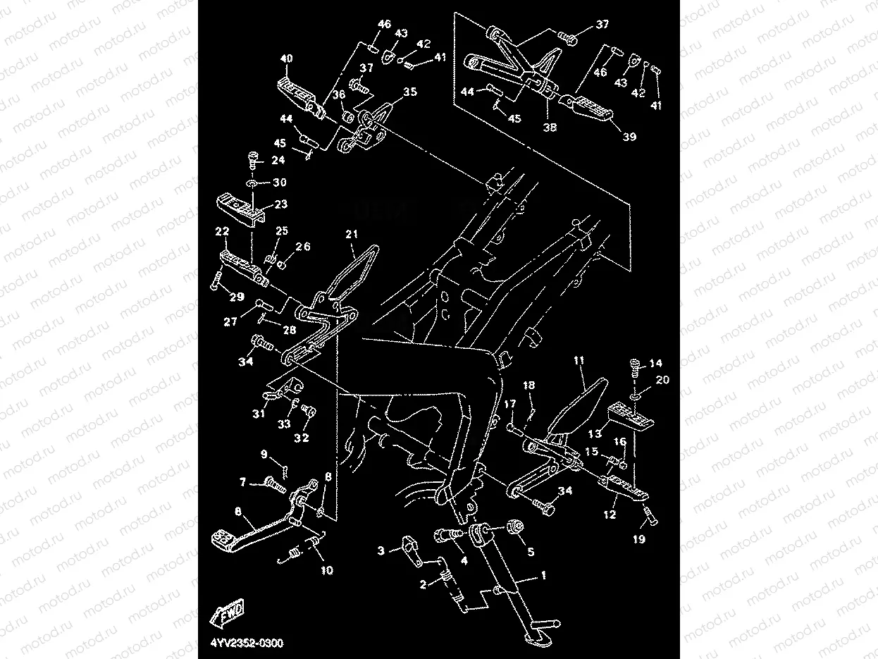 SUPPORT & REPOSE PIED