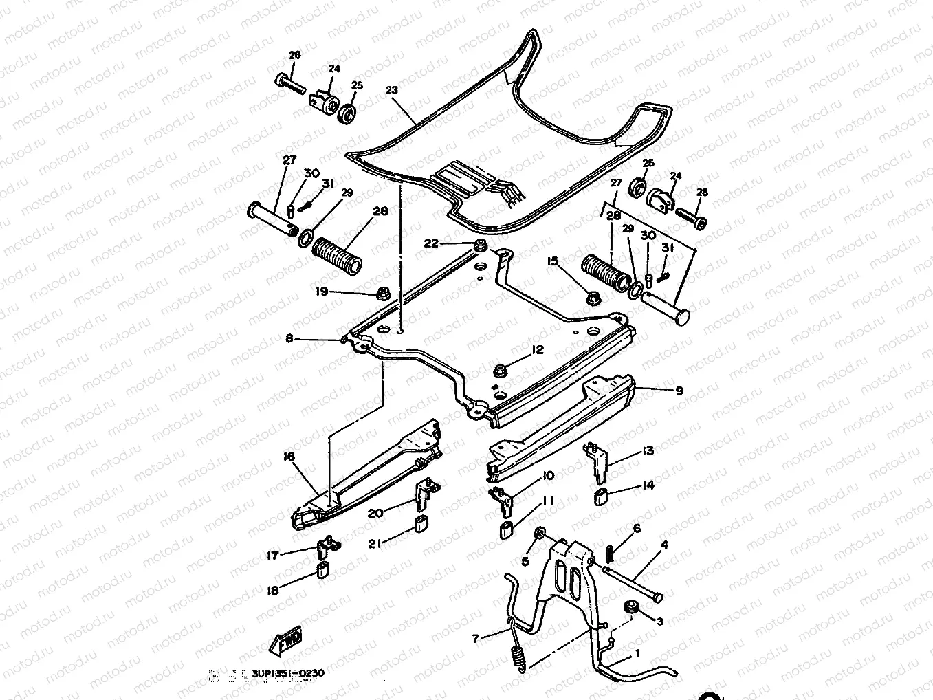 SUPPORT & REPOSE PIED