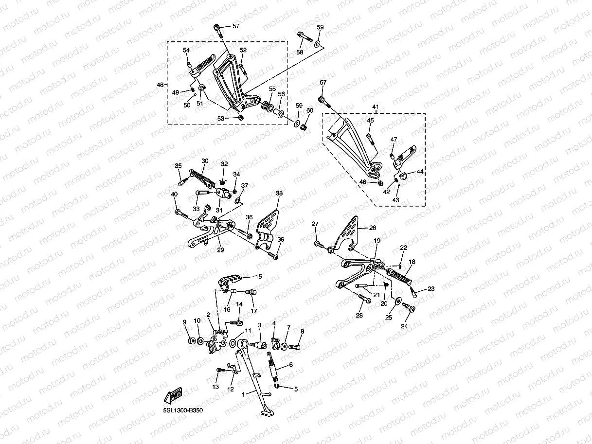 SUPPORT & REPOSE PIED