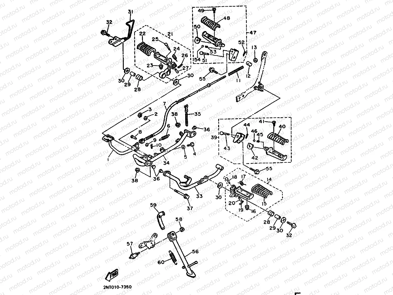 SUPPORT & REPOSE PIED