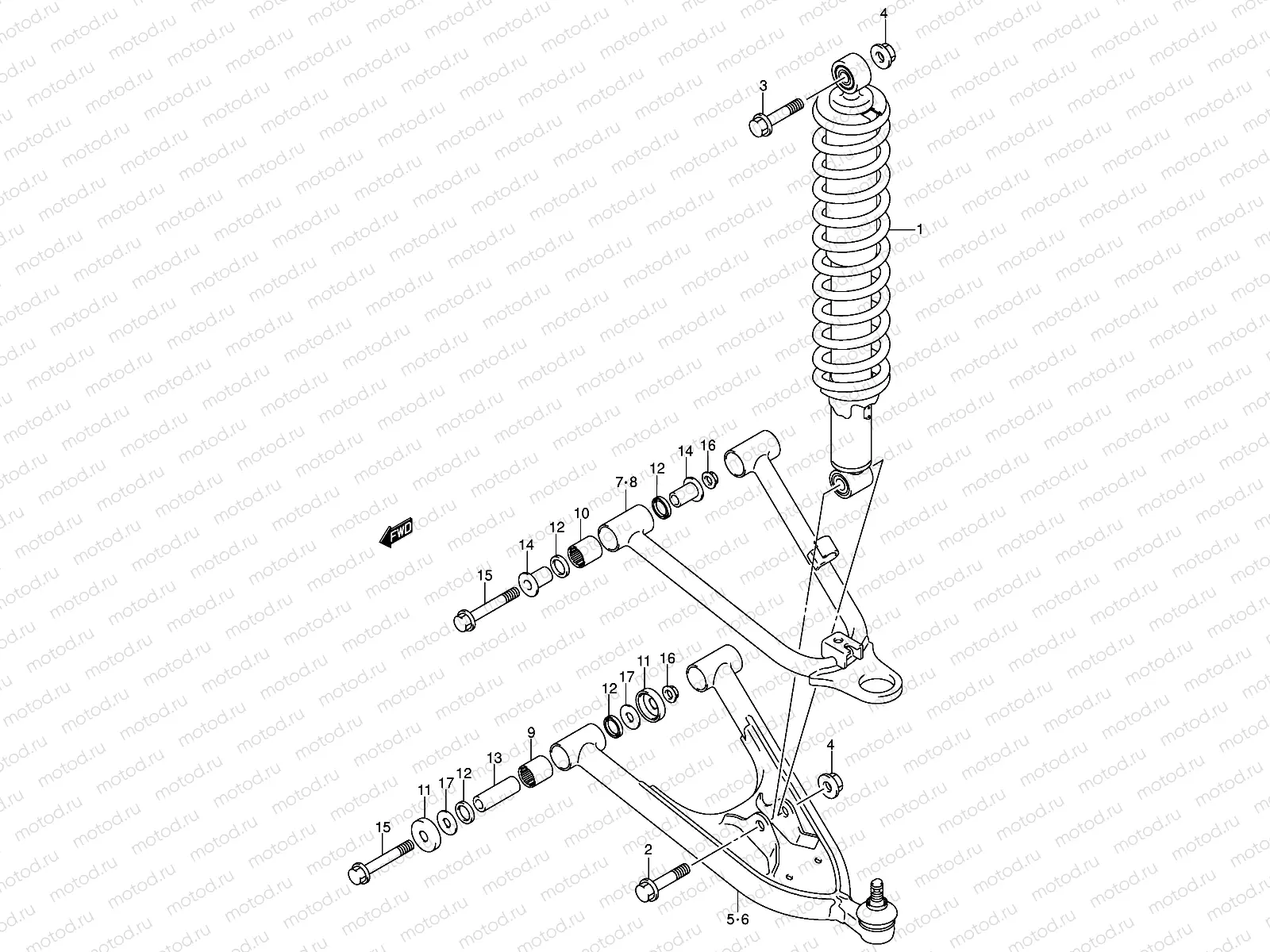 SUSPENSION ARM (MODEL K3/K4)