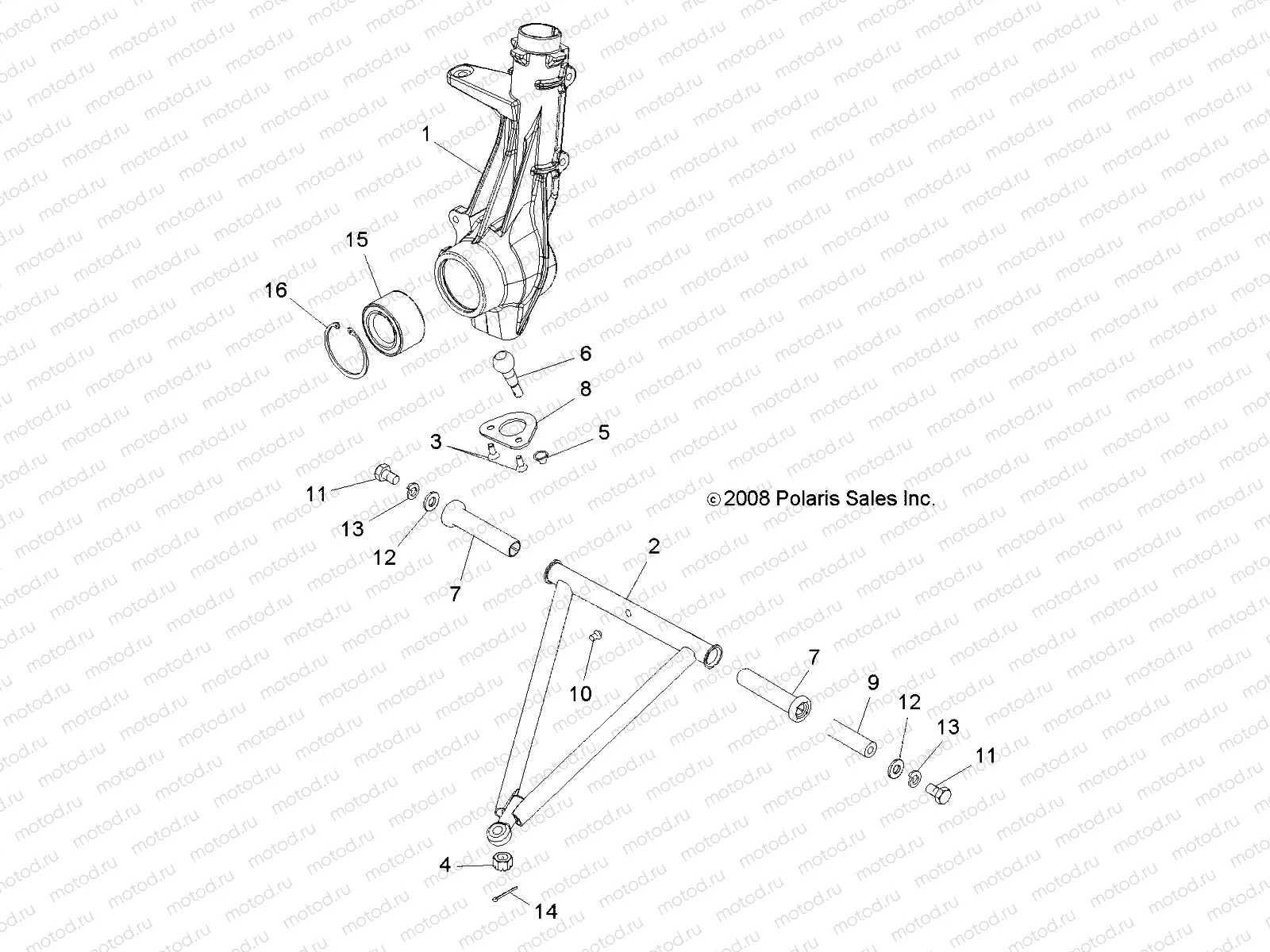 SUSPENSION | SUSPENSION, A-ARM and STRUT MOUNTING - A11NA32FA (49ATVSUSPFRT11TBLZR)