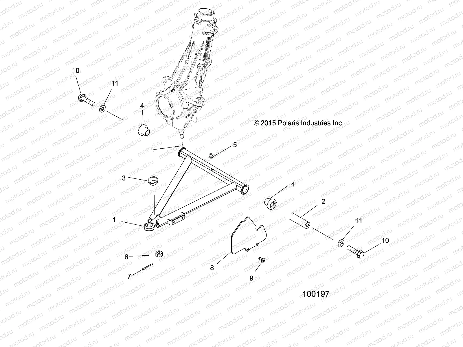 SUSPENSION | SUSPENSION, A-ARM and STRUT MOUNTING - A16DAH57A1 (100197)