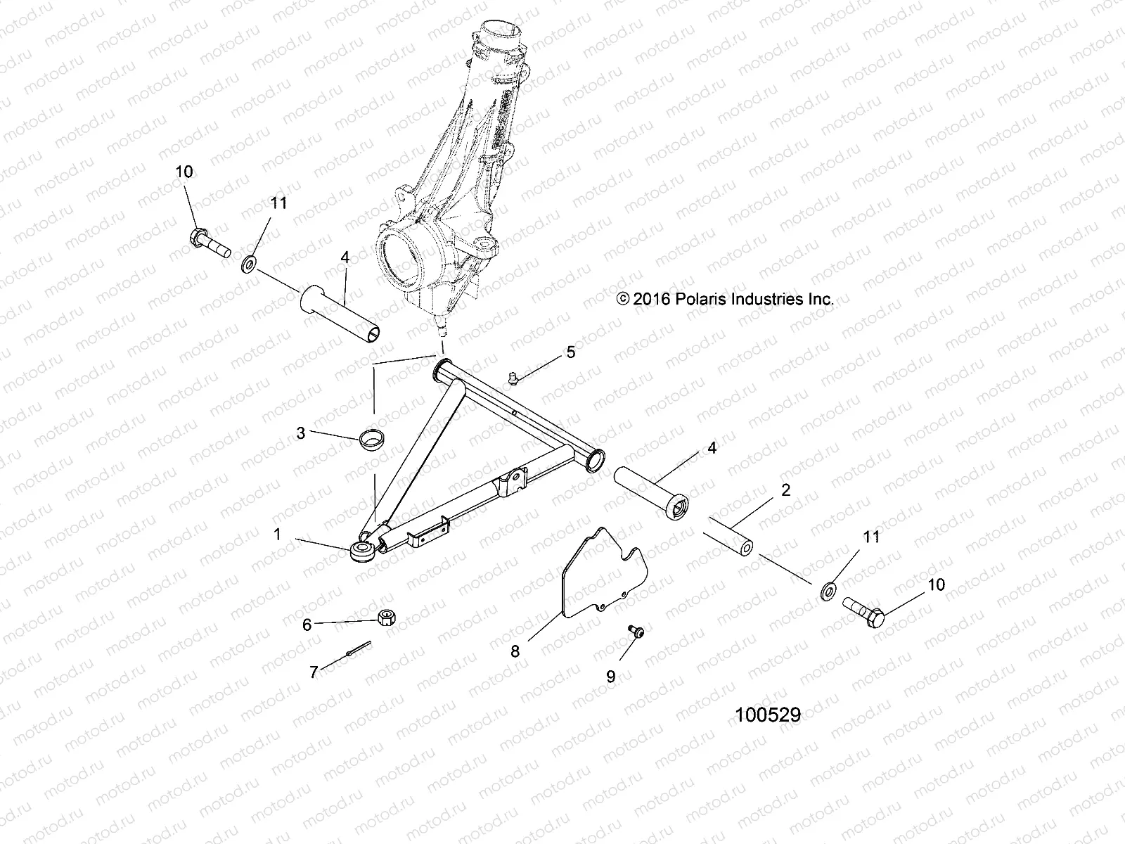 SUSPENSION | SUSPENSION, A-ARM and STRUT MOUNTING - A17DAA50A7 (100529)