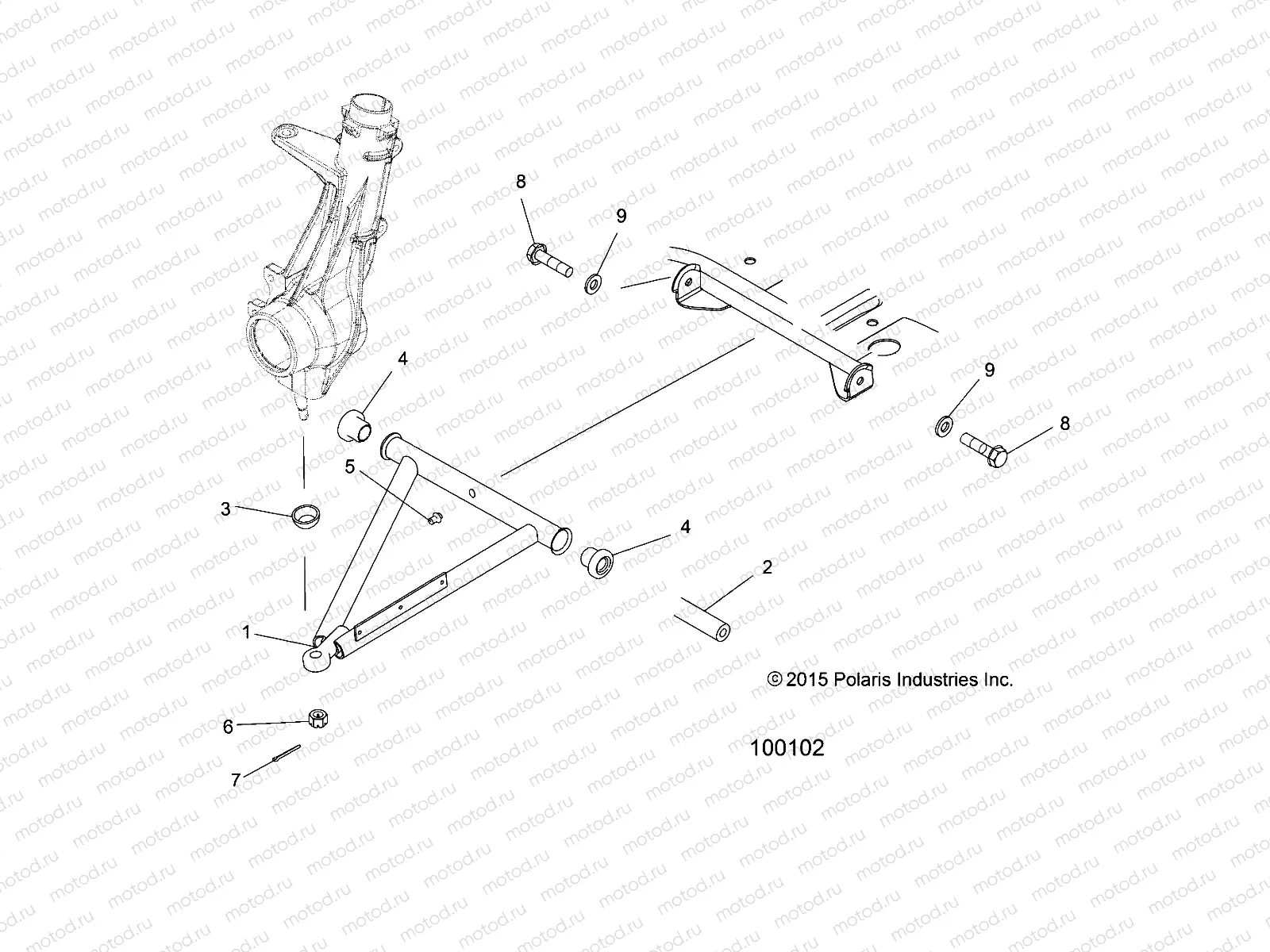 SUSPENSION | SUSPENSION, A-ARM and STRUT MOUNTING - A19SAA50D5 (100102)