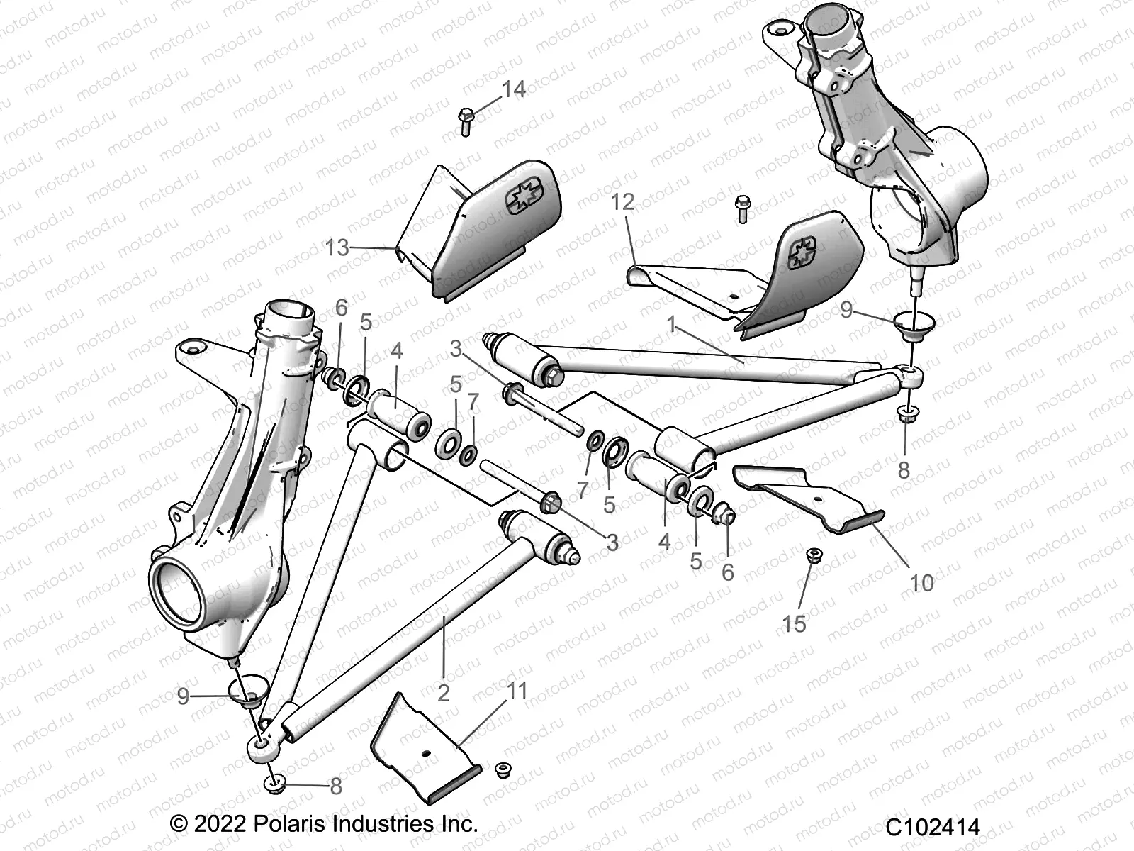 SUSPENSION | SUSPENSION, A-ARM and STRUT MOUNTING - A23SEE57P2/PL (C102414)