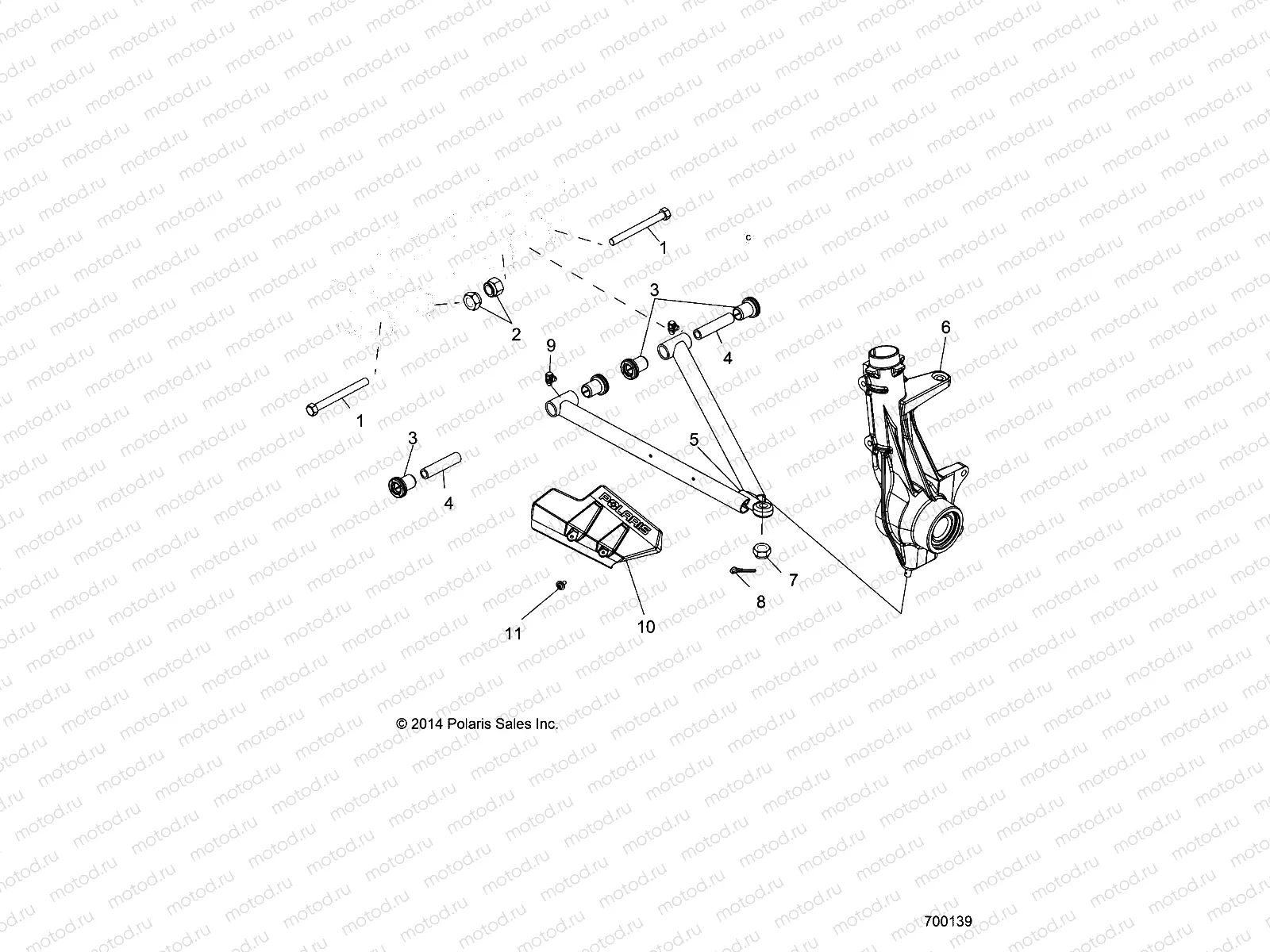 SUSPENSION | SUSPENSION, A-ARM and STRUT MOUNTING - R17RMA57N1 (700139)