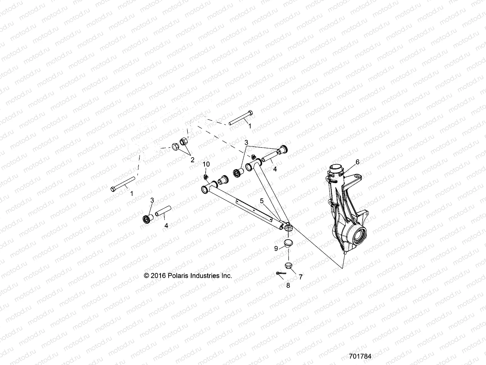 SUSPENSION | SUSPENSION, A-ARM and STRUT MOUNTING - R19RM250B1 (701784)