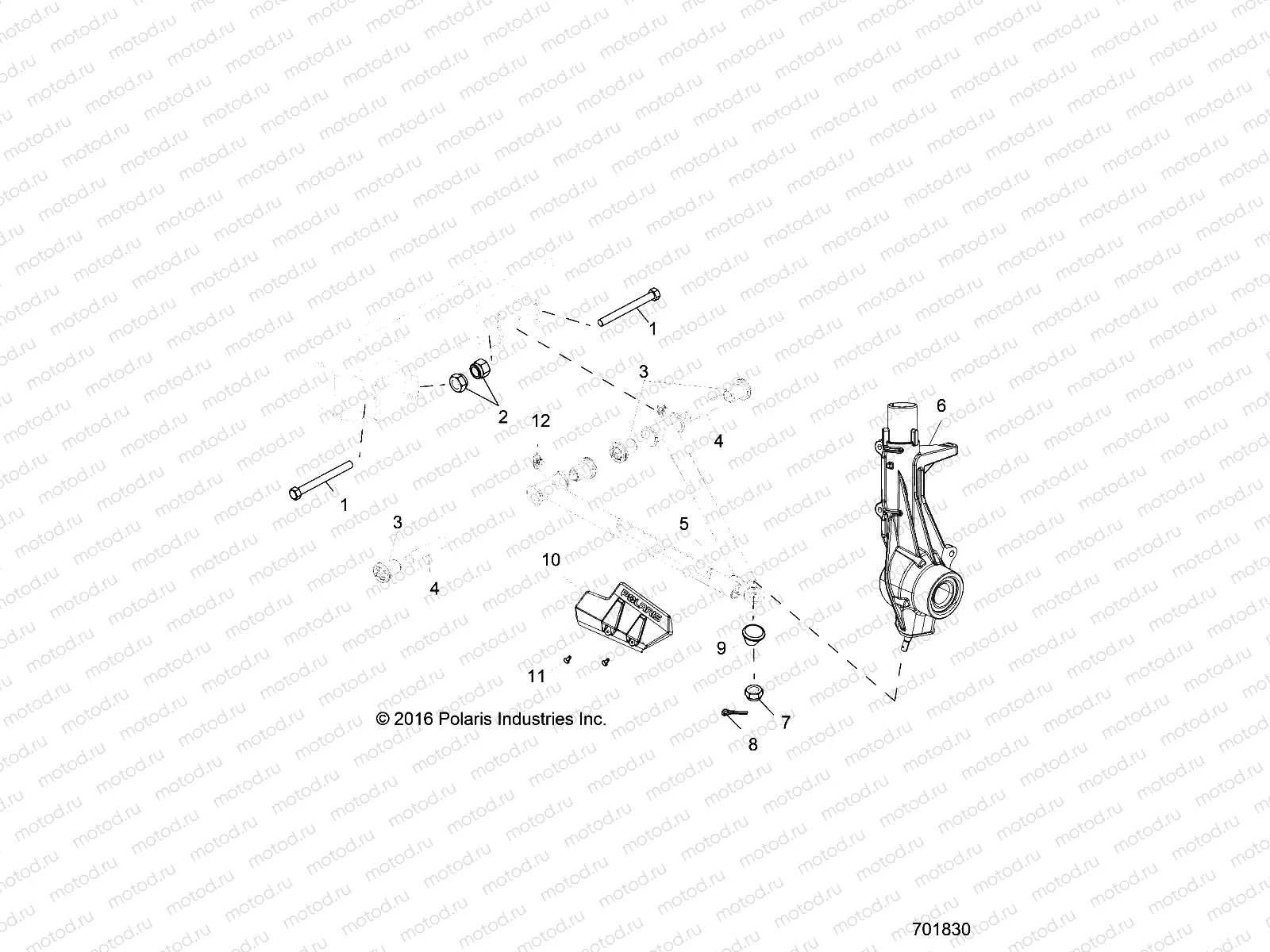 SUSPENSION | SUSPENSION, A-ARM and STRUT MOUNTING - R20MAE57D7 (701830)