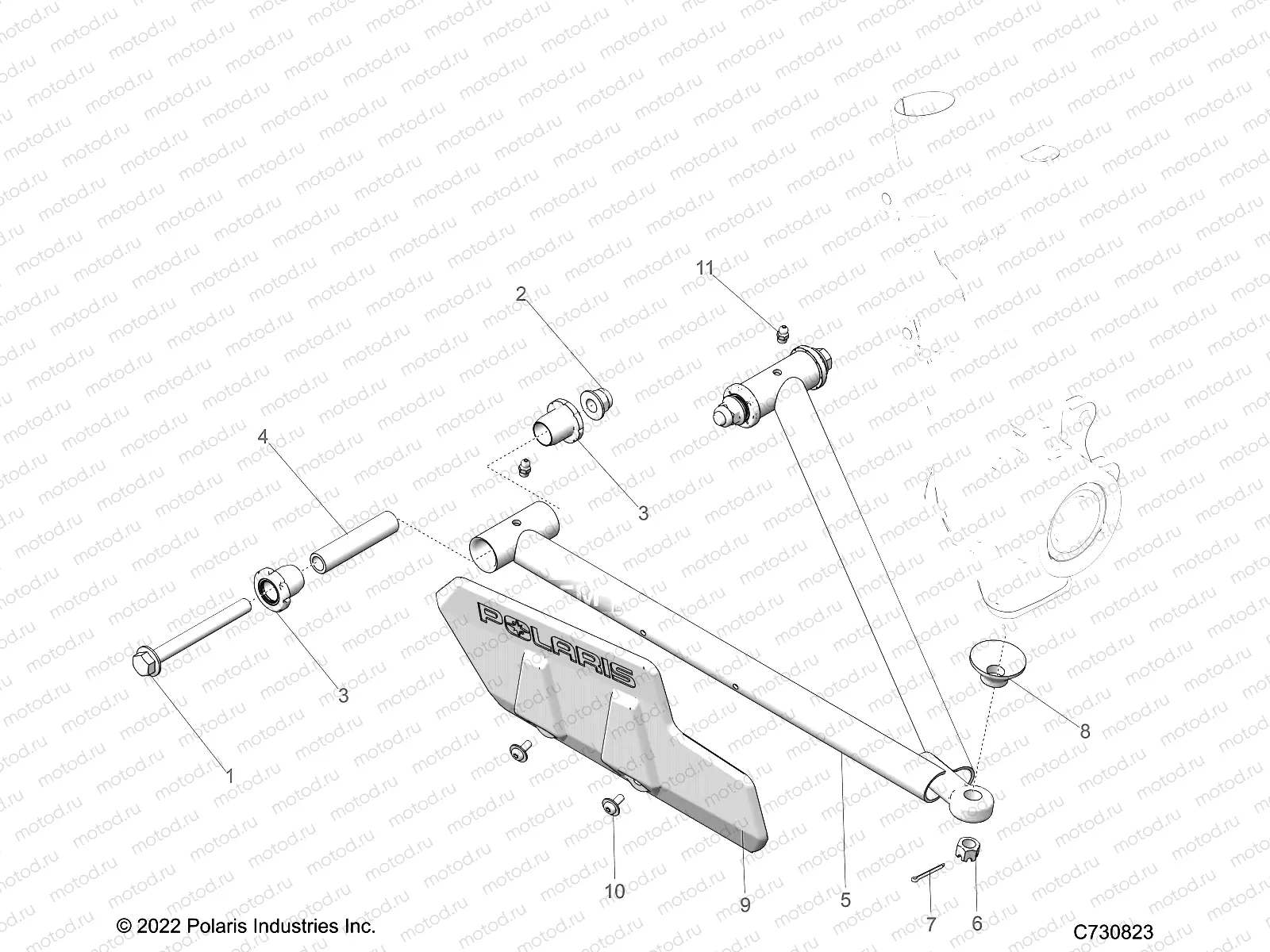 SUSPENSION | SUSPENSION, A-ARM and STRUT MOUNTING - R23MAE57DX (C730823)