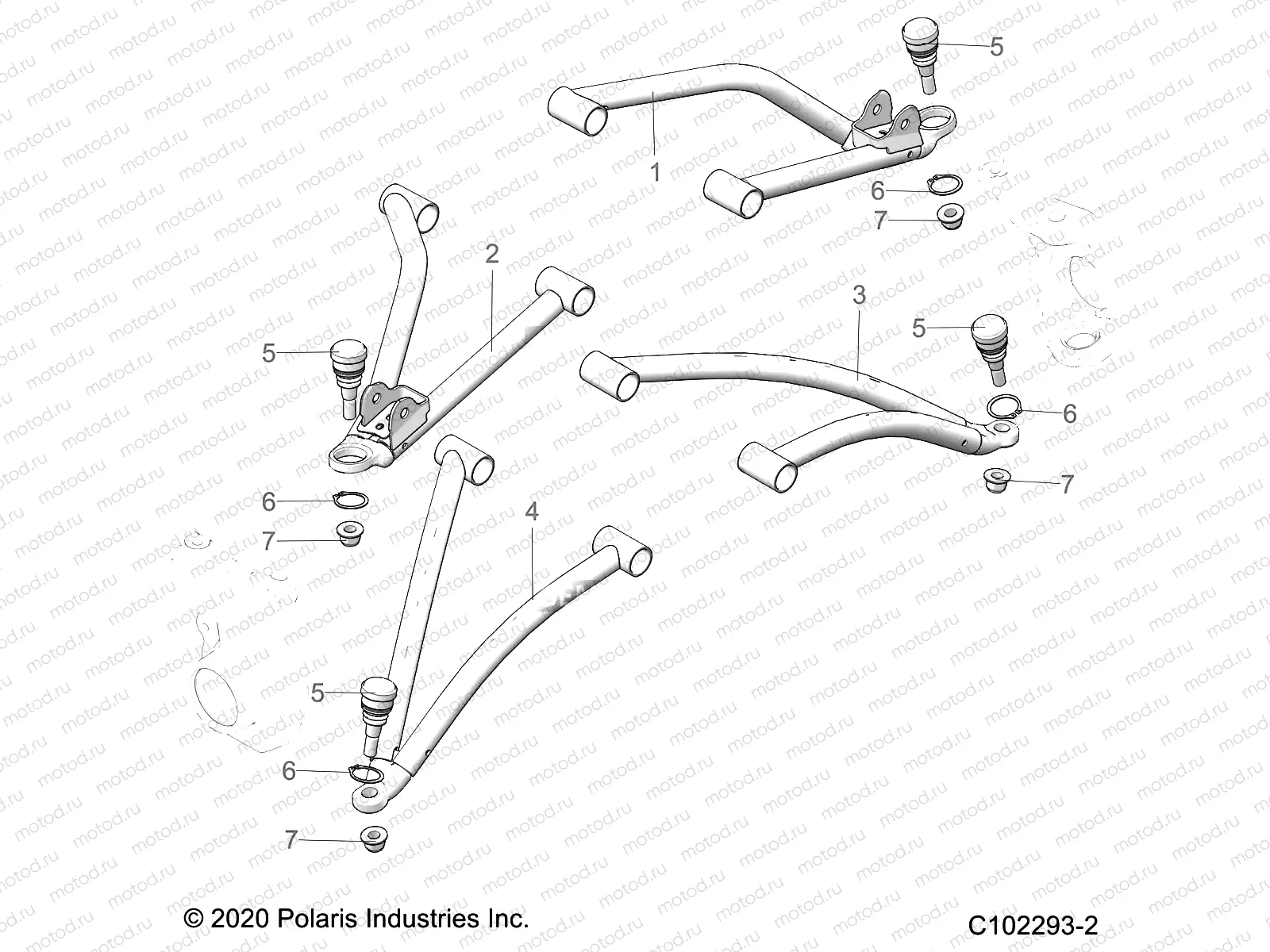 SUSPENSION | SUSPENSION, A-ARMS - A21SHD57A9 (C102293-2)