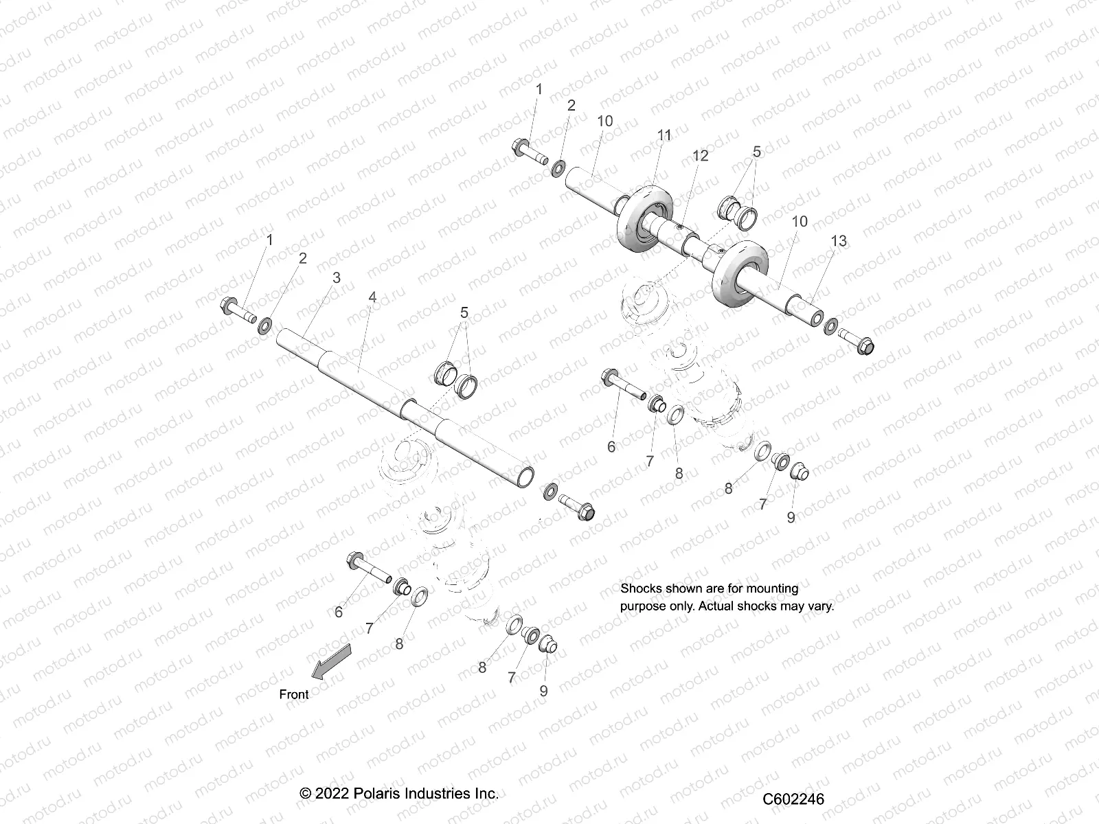 SUSPENSION | SUSPENSION, ASM-SHOCK MOUNTING - J23DRBXXXA/DREXXXA/DRGXXXA/DRHXXXA/DMCXXX/DMFXXX/DMGXXX/DMXXXH (C602246)